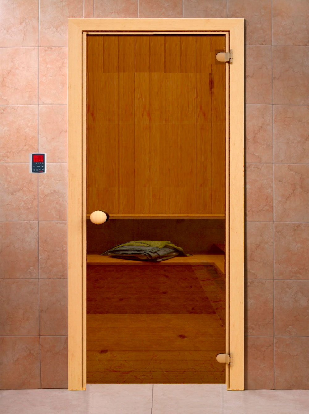  стеклянные двери для сауны и бани в Подольске